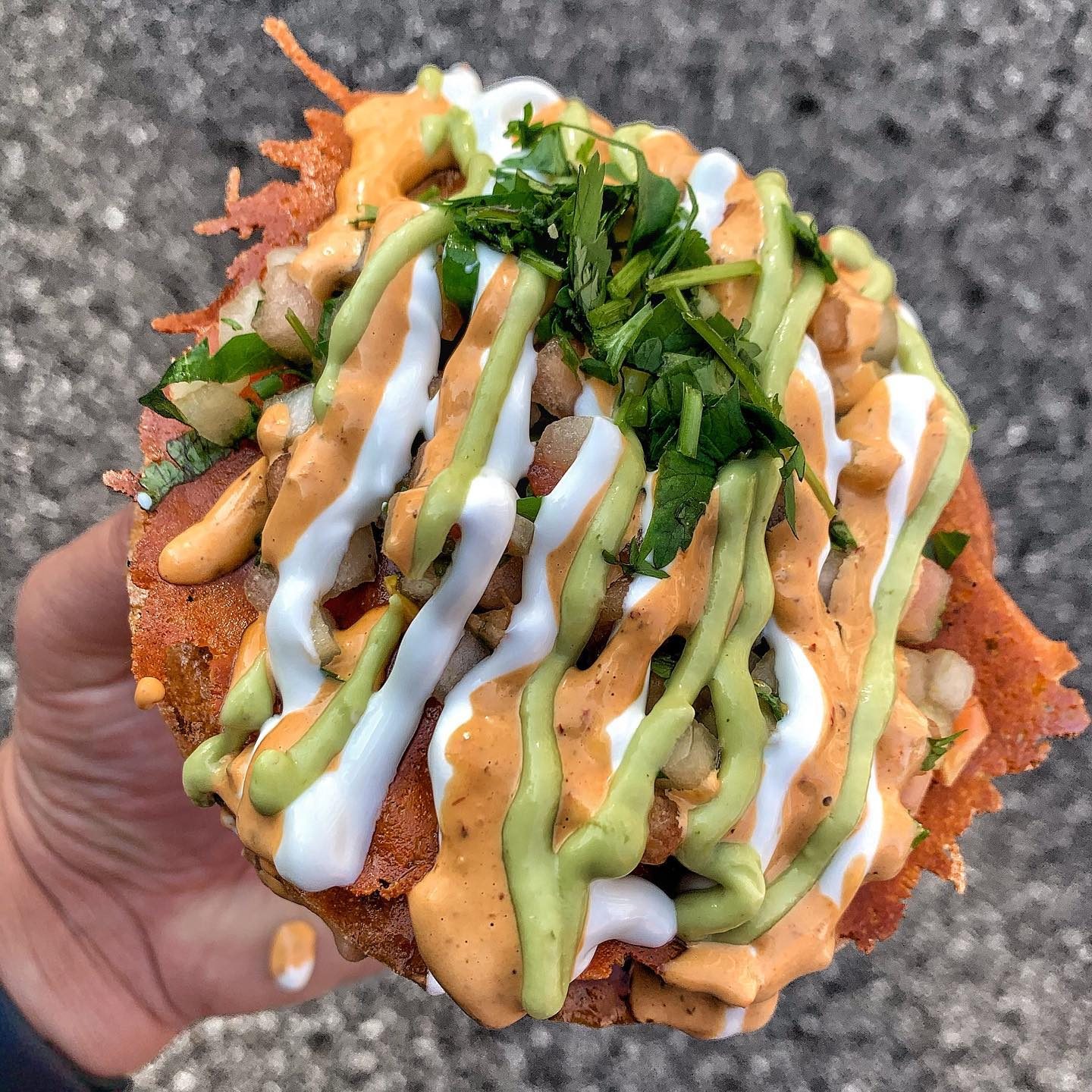 Volcano Tostada.