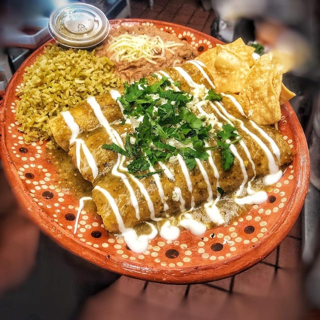 Enchiladas Plate.
