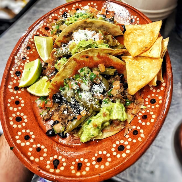 Famous Mexi Papa Tacos.