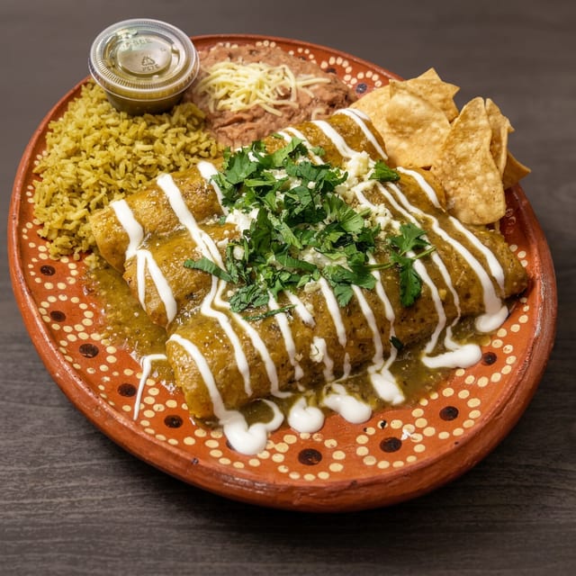 Enchiladas Plate.