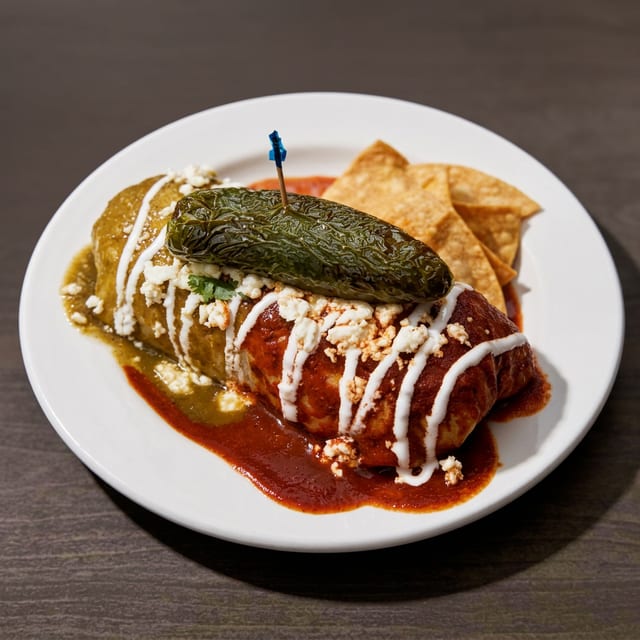 DTLA Famous Wet Burrito.