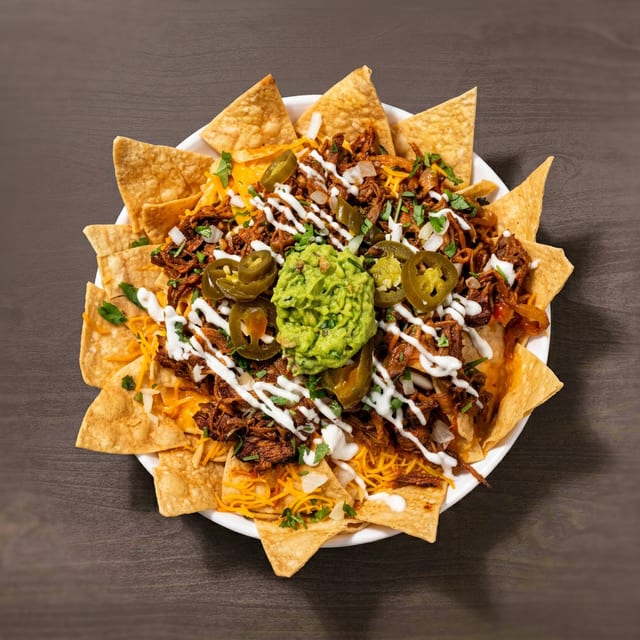 DTLA Famous Al Pastor Nachos.