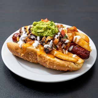 Asada Fries Hot Dog 