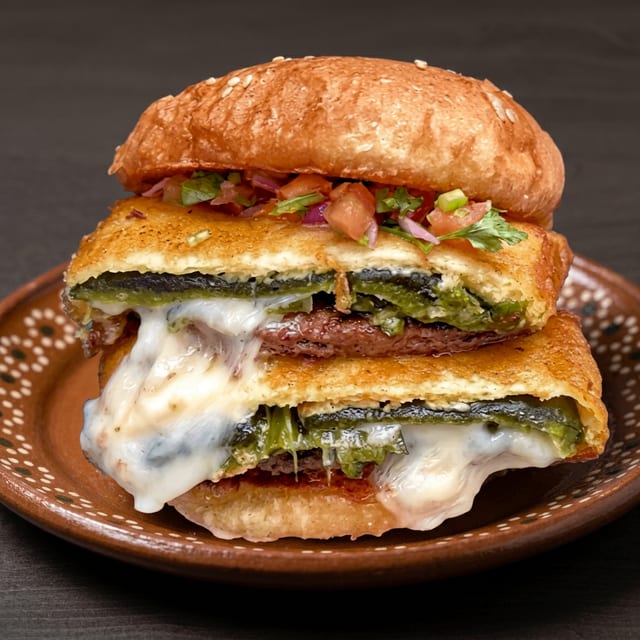 Chile Relleno Burger.