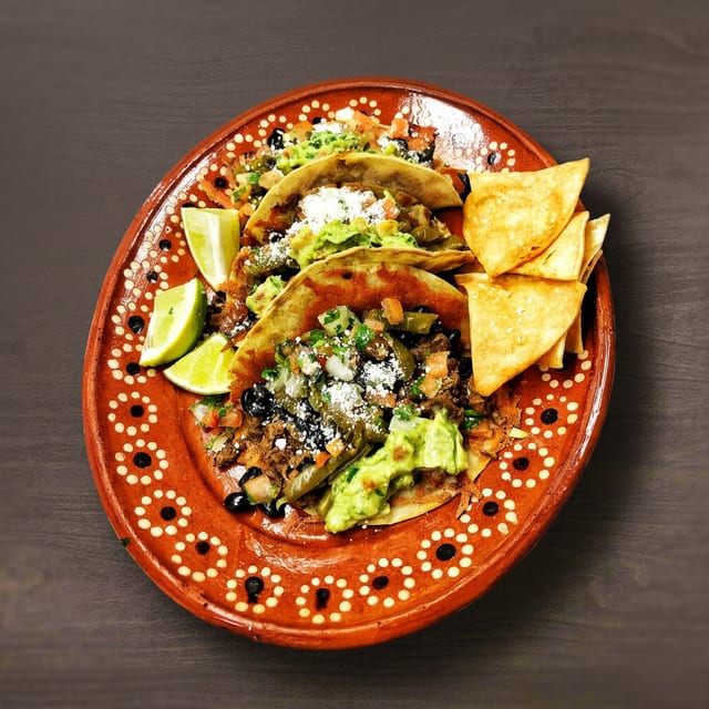 Famous Mexi Papa Tacos.