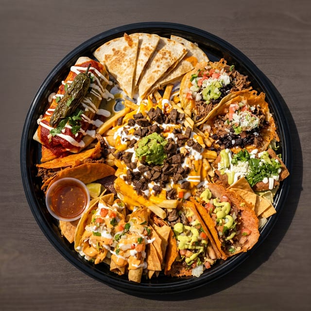 Burbujas Sampler Platter.