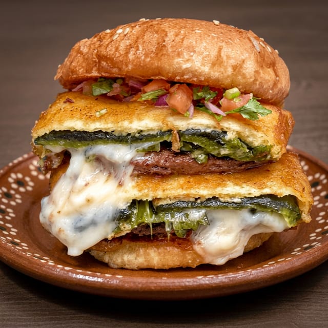 Chile Relleno Burger.
