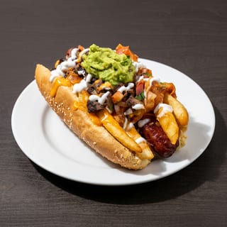 Asada Fries Hot Dog 